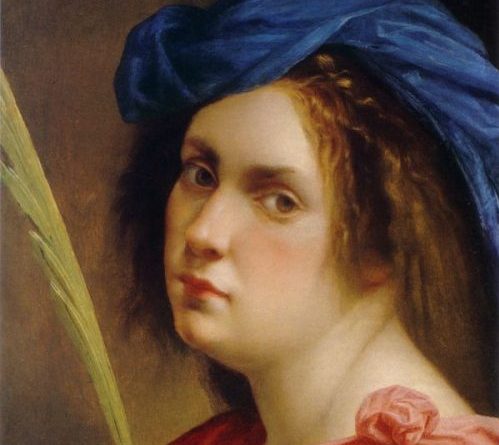 Selbstporträt von Artemisia Gentileschi als Märtyrerin