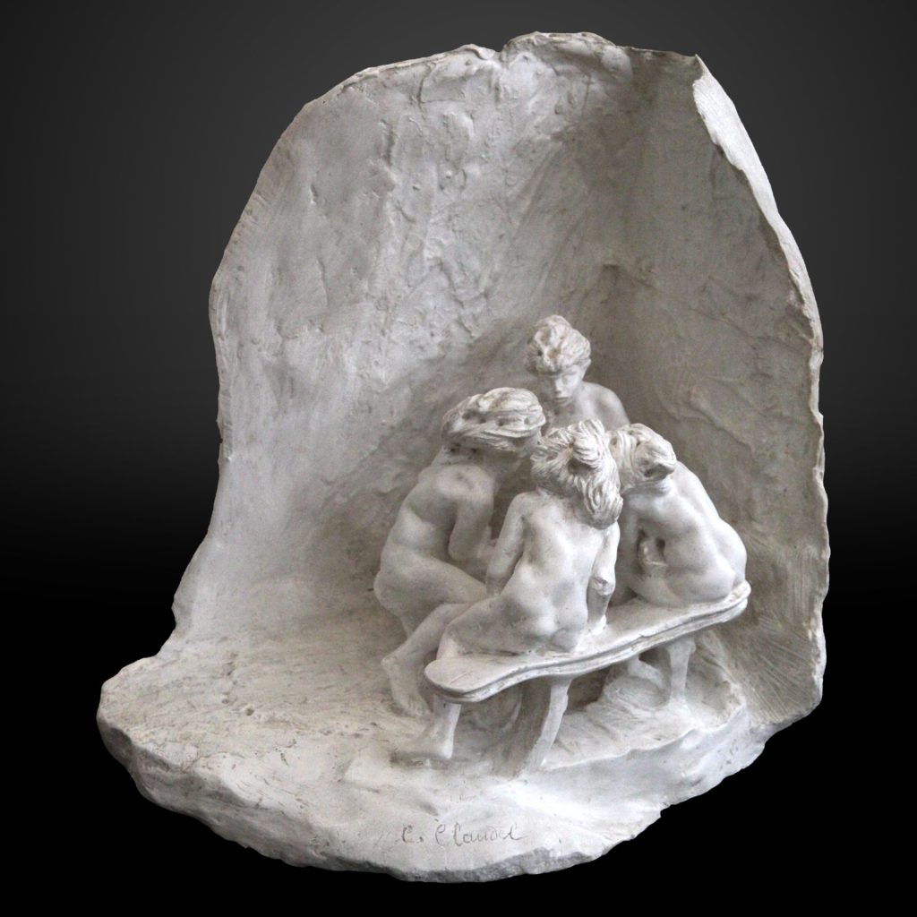 Confidence - Die Schwätzerinnen, Skulptur von Camille Claudel