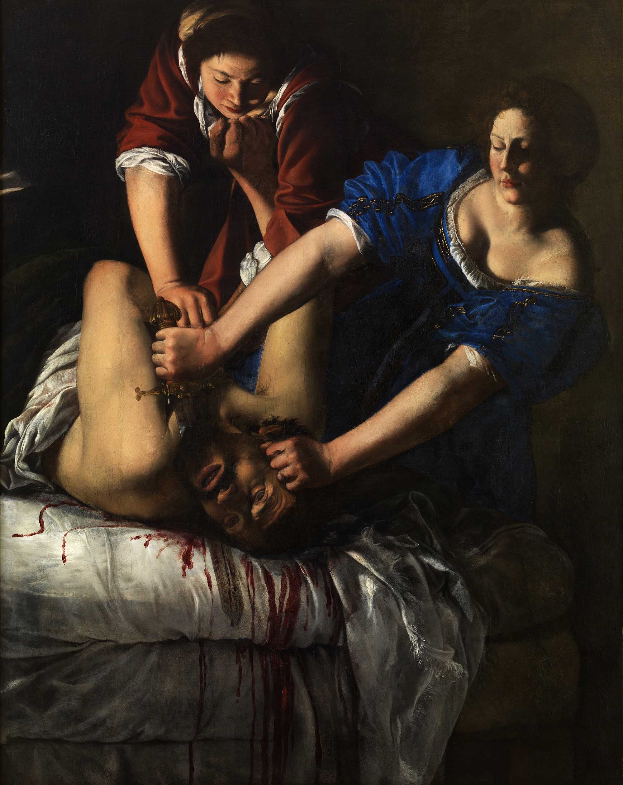 Artemisia Gentileschi - Judith enthauptet Holofernes (um 1612)