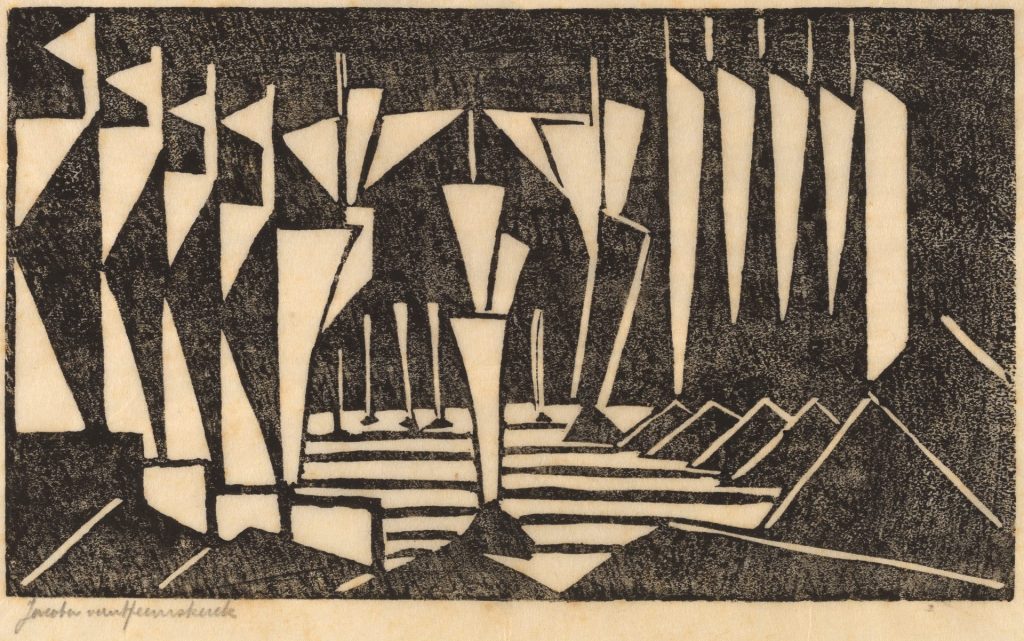 Jacoba van Heemskerck - Stylized Sailboats, 1915
