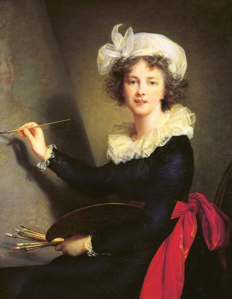 Élisabeth Vigée-Lebrun: Selbstbildnis, 1790 (Uffizien, Florenz)