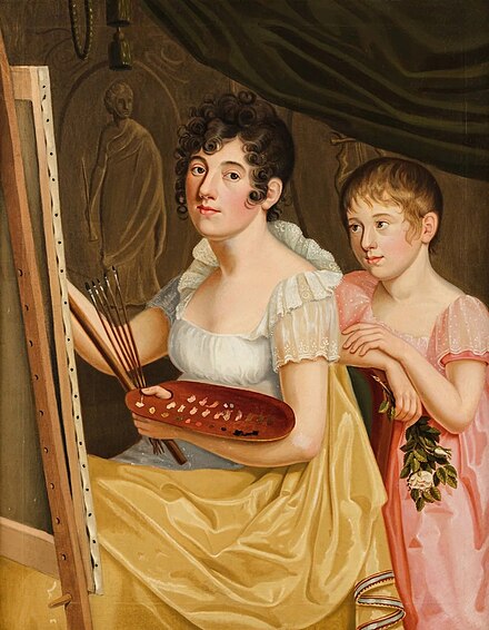 Caroline Bardua: Johanna und Adele Schopenhauer, 1806