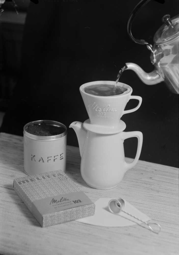 Reklamefoto for Melitta Kaffeefilter und Filterpapier