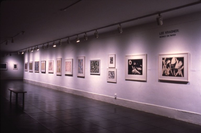 Ausstellung von Lee Krasners Arbeiten auf Papier im Brooklyn Museum, Dez 1984