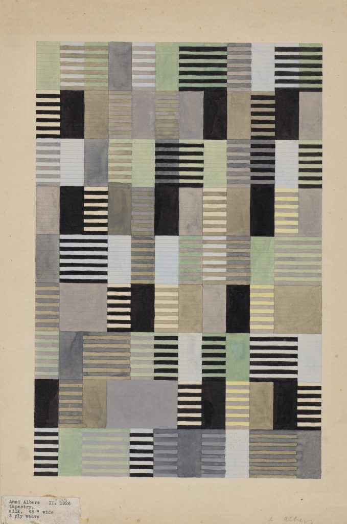 Anni Albers: Design for a Silk Tapestry, 1926 (Harvard Art Museums)