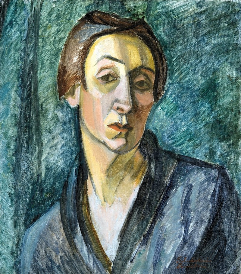 Marie Galimberti-Provázková - Selbstportrait, nicht datiert,