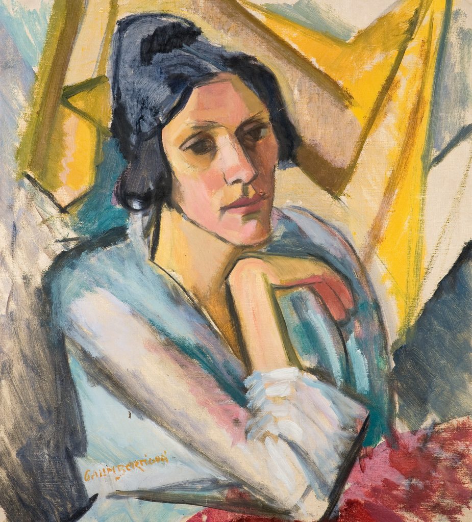 Marie Galimberti–Provázková: Frauenporträt II. (Junge Frau, die sich das Kinn stützt) (um 1915),