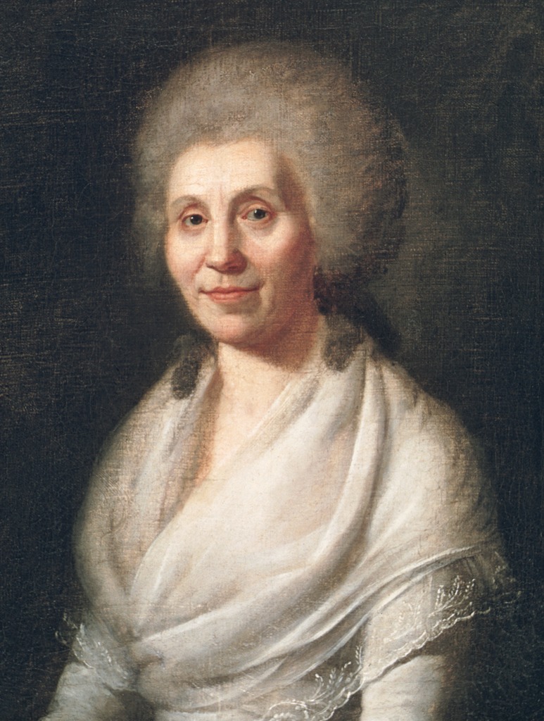 Porträt von Schillers Mutter, Elisabeth Dorothea Schiller, 1793/94