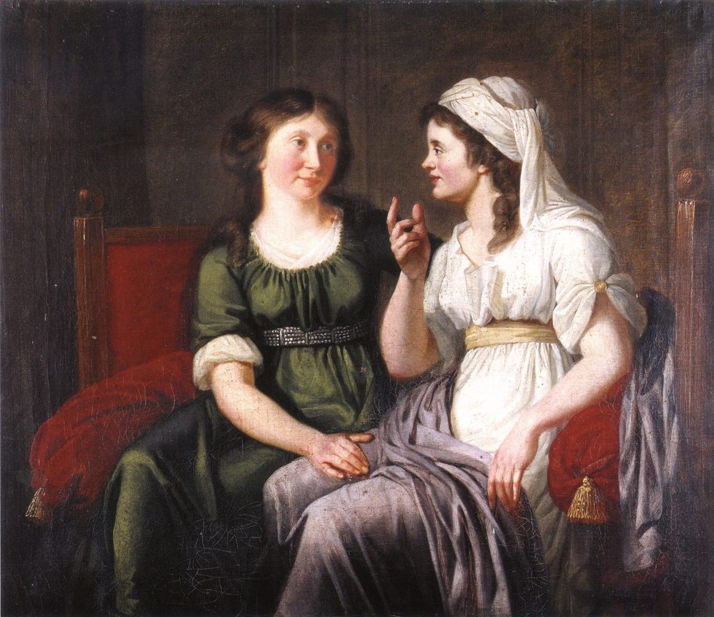 Selbstporträt mit Regine Vossler, 1795